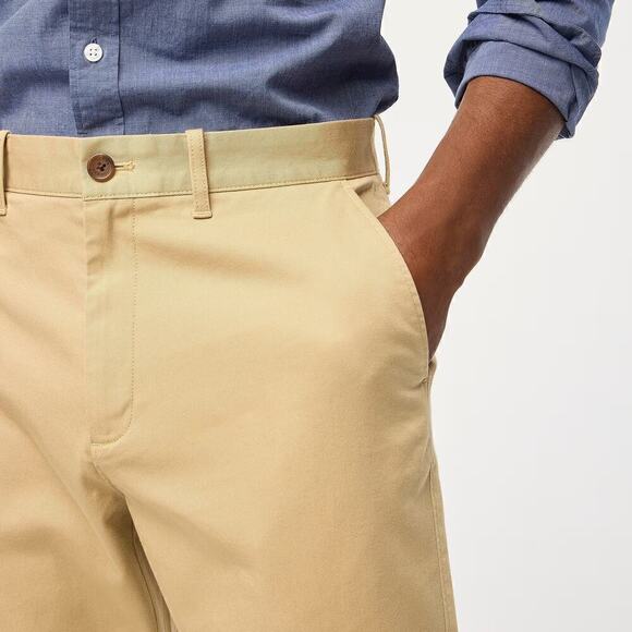 J. Crew Athletic Chino Pants Slim Fit British Khaki NWT Mens Waist 34 Length 30 - Picture 3 of 10